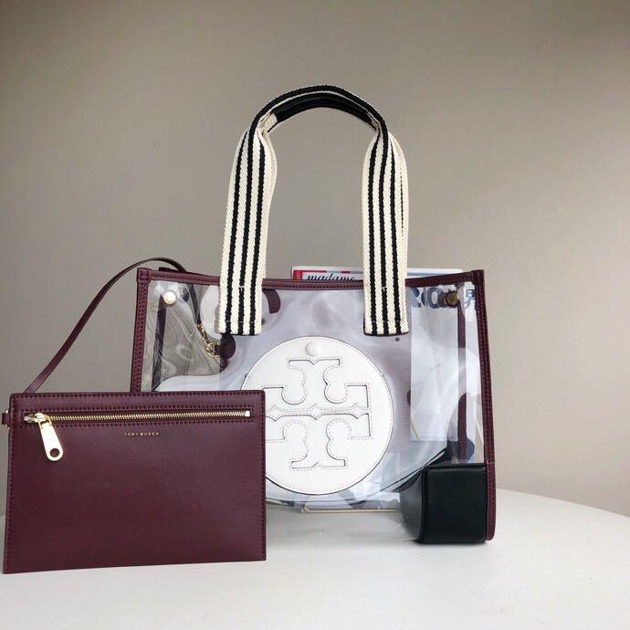 ella clear mini tote