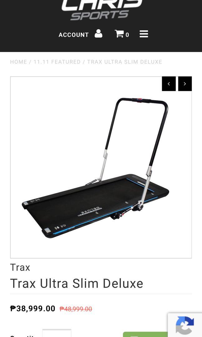 Ultra slim deluxe foldable hot sale treadmill