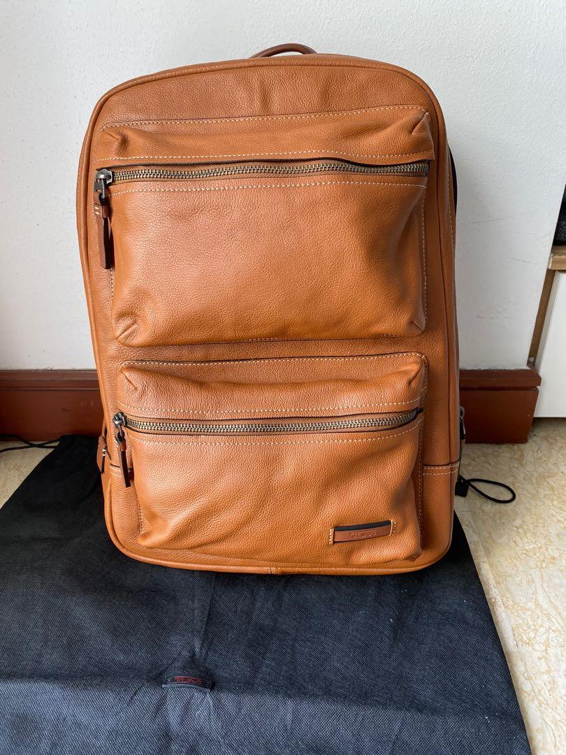 TUMI Mission Bryant Leather Backpack