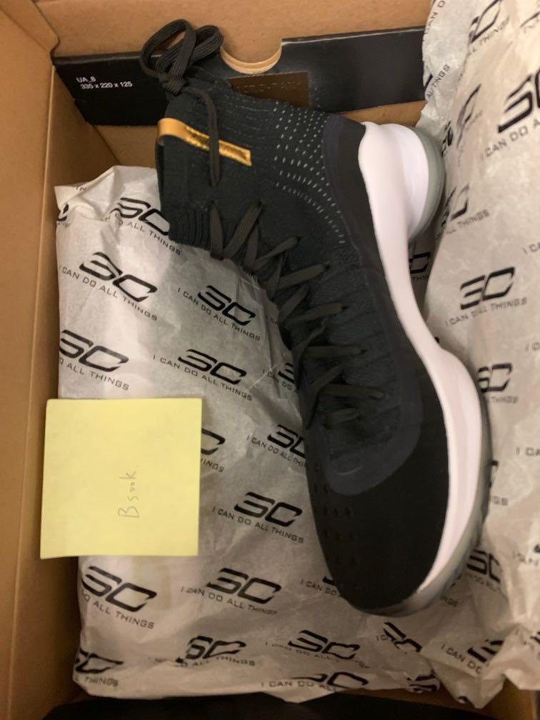 under armour curry 4 black gold
