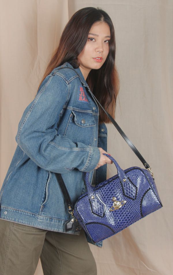 Vivienne Westwood Frilly Snake Bag Luxury Bags Wallets on