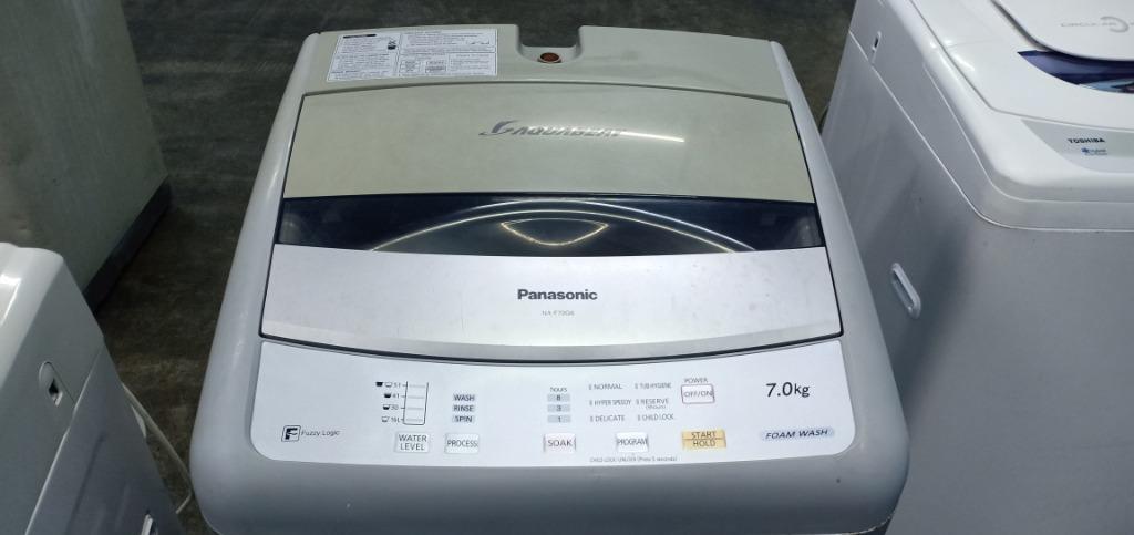 Washing Machine Panasonic 7kg Top Load Kitchen Appliances On Carousell