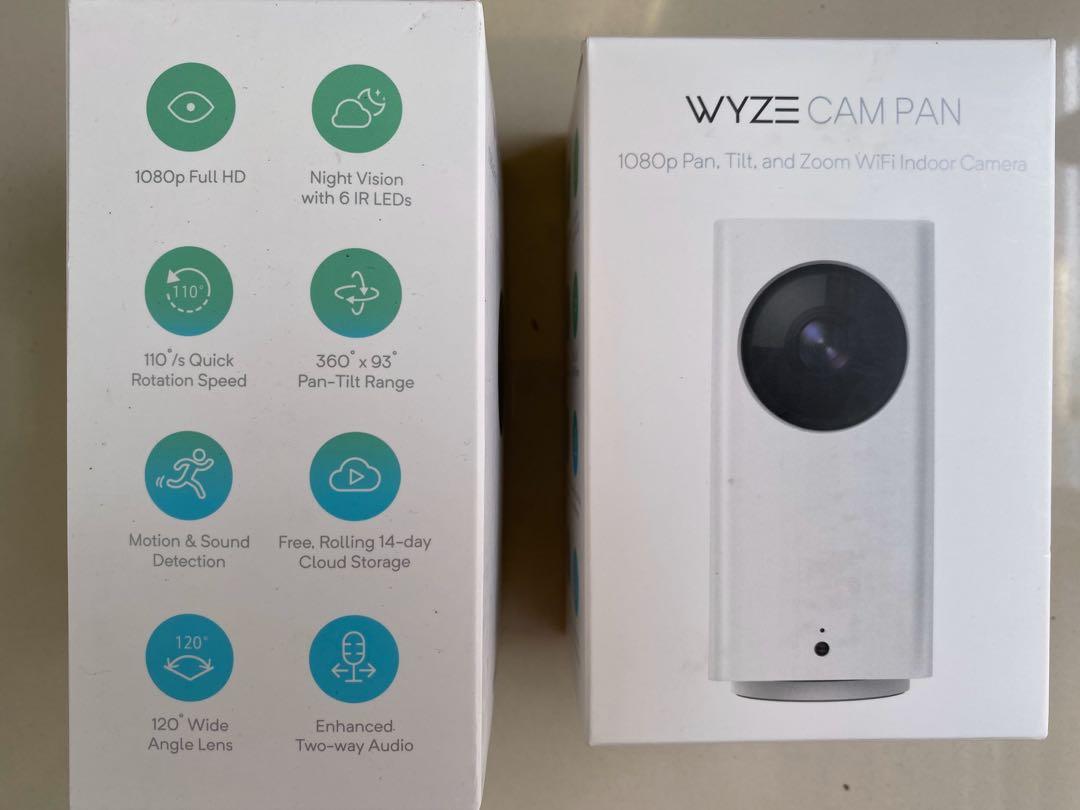 Wyze Cam Pan Cctv Furniture Home Living Security Locks Security Systems Cctv Cameras On Carousell