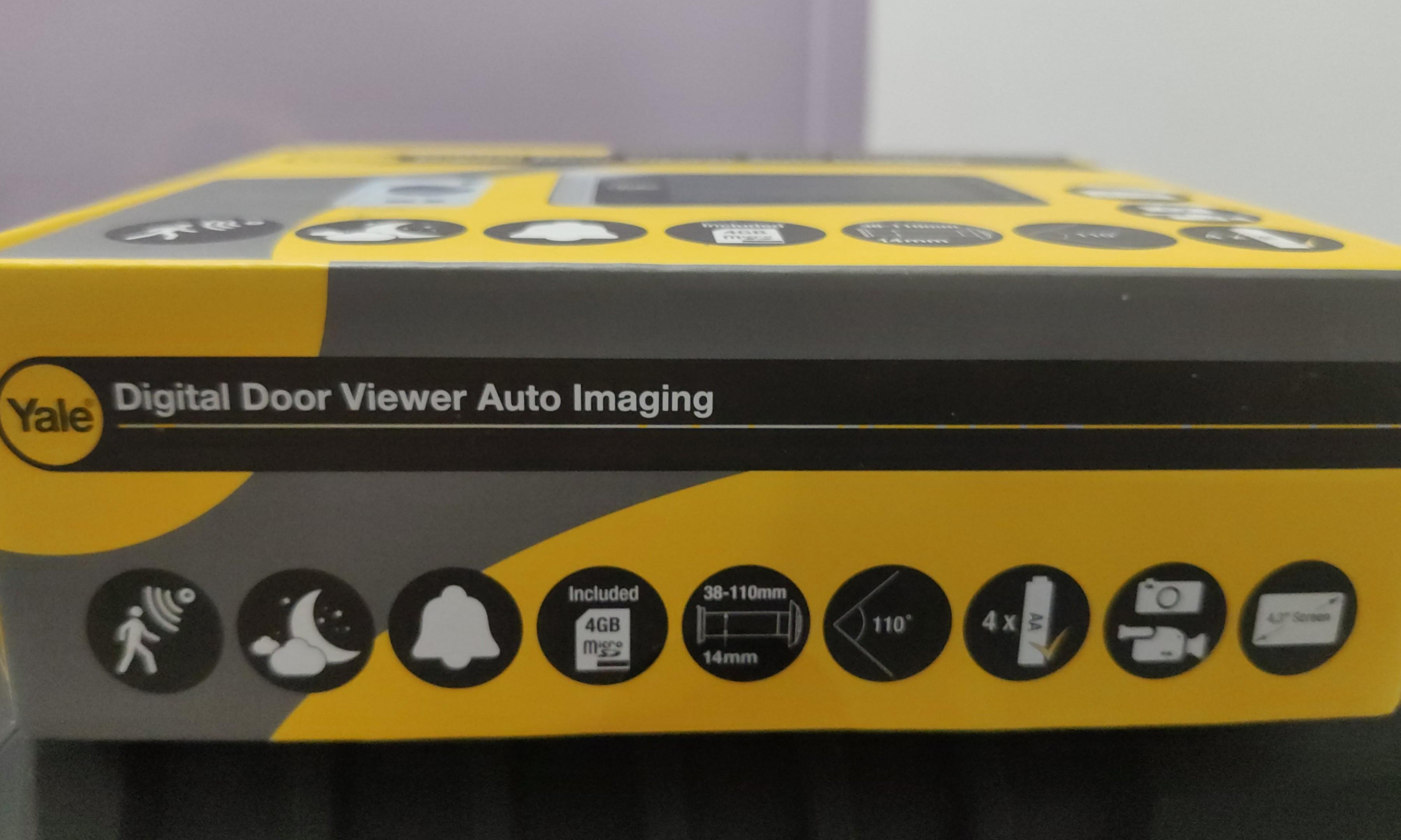 Yale Digital Door Viewer DDV3, Furniture & Home Living, Security