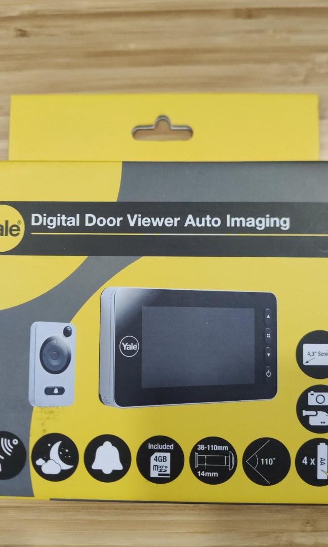 Yale Digital Door Viewer DDV3, Furniture & Home Living, Security