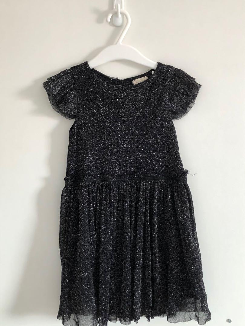 Zara kids hot sale black dress