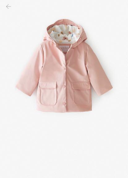 zara baby raincoat