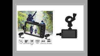 3 Inch Motorcycle Dash Cam Dual Lens Driving Recorder Front+Rear View HD Video Recorder Motorcycle DVR Camera G-sensor
