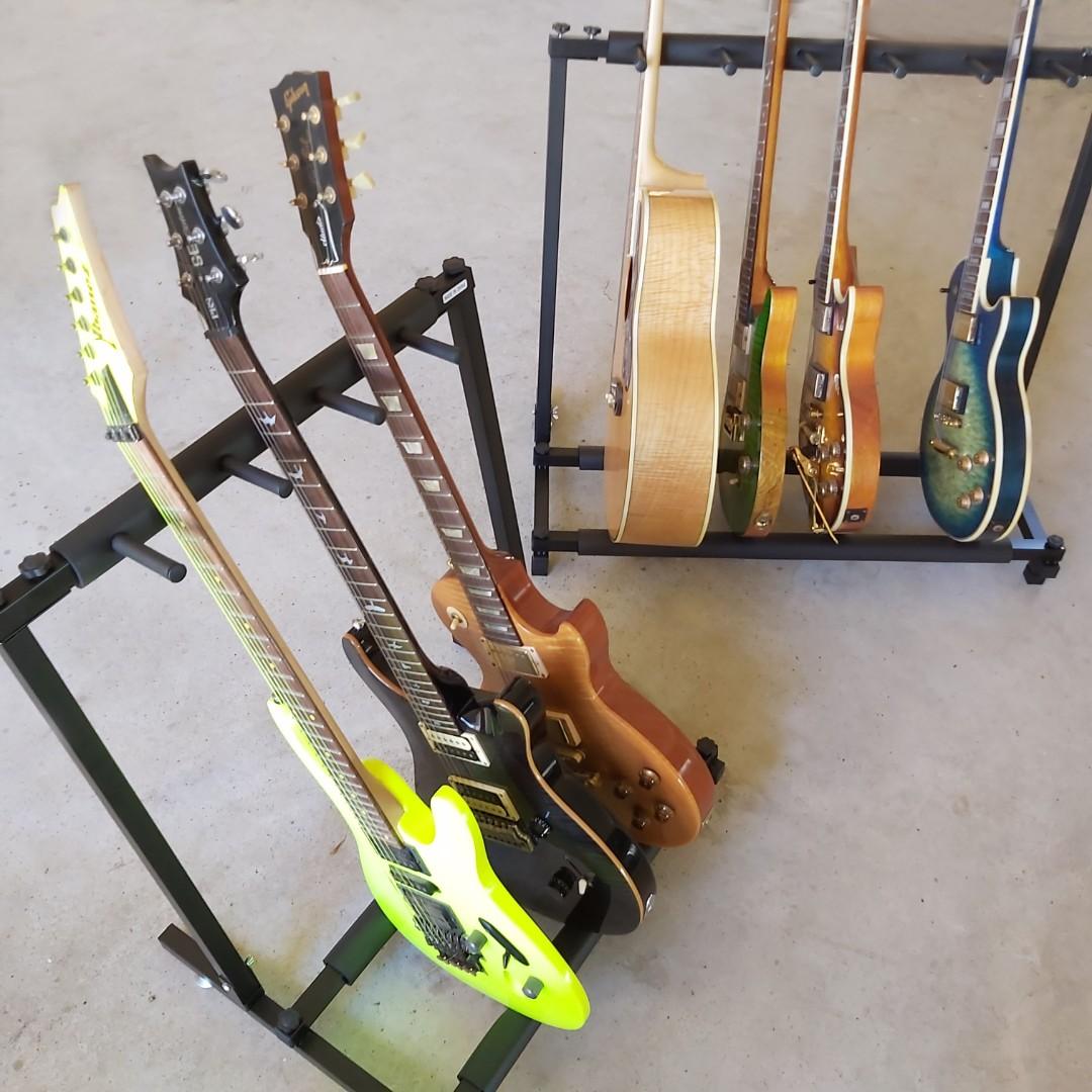 5 Guitars Heavy Duty Rack BNIB, Hobbies & Toys, Music & Media, Music ...