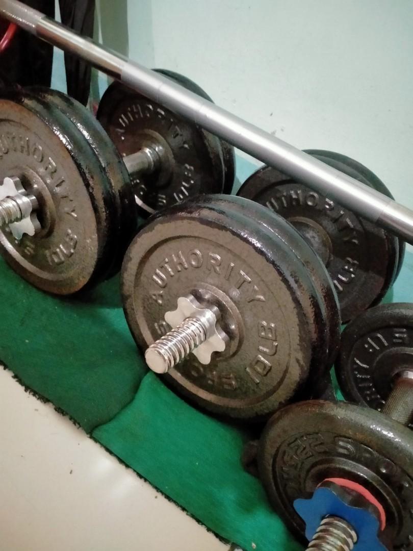 80 lb best sale dumbbell set