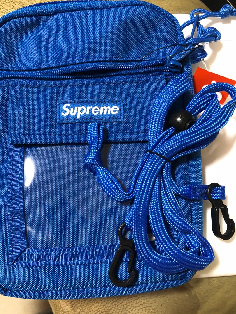 全新19SS Supreme utility pouch bag 斜孭袋, 男裝, 袋, 腰袋、手提袋