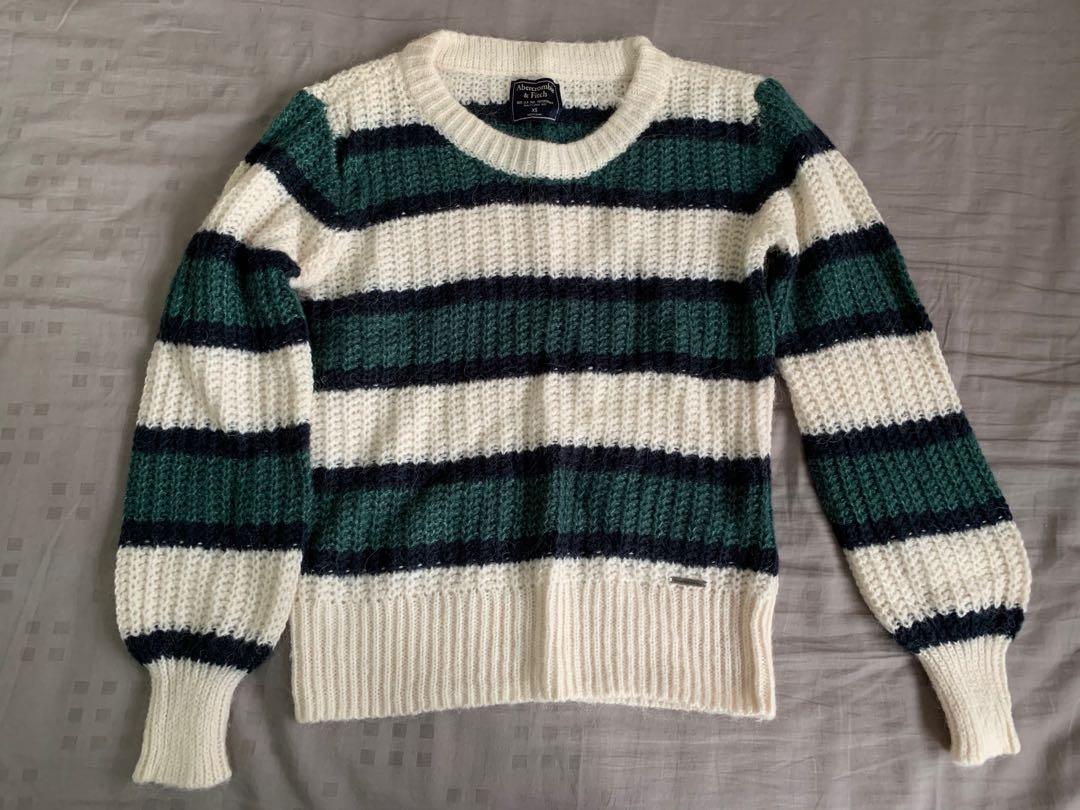 Lofty puff new arrivals sleeve crew sweater