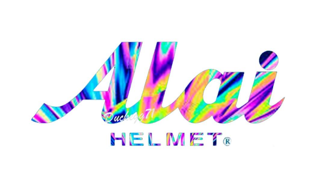 Alai Helmet DEI cut /decal sticker, Car Accessories ...