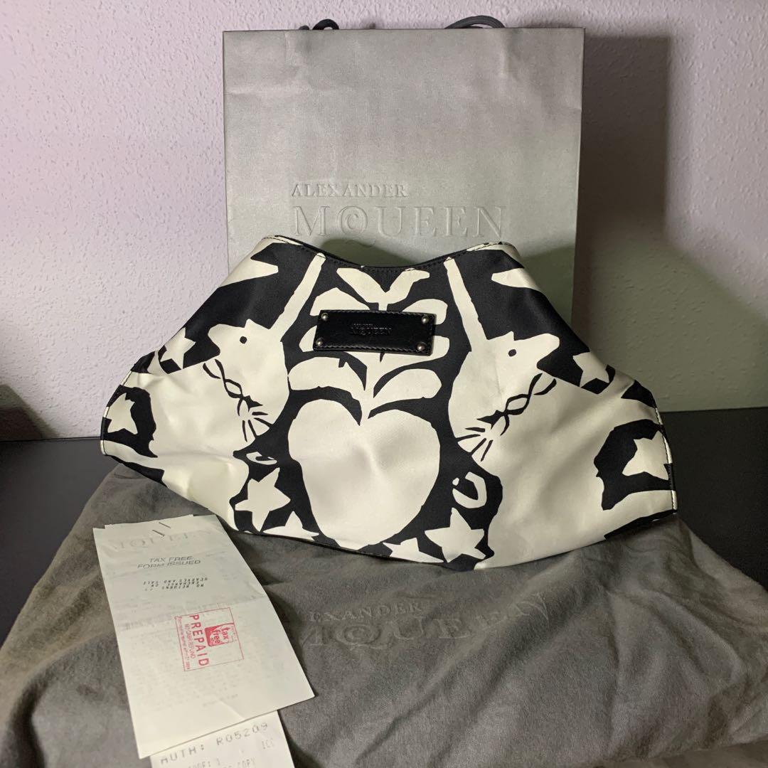 Alexander mcqueen best sale manta clutch