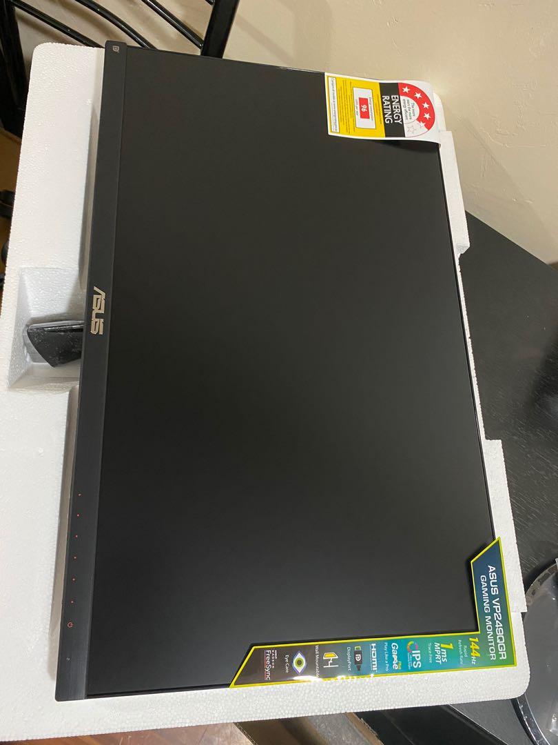 Asus Vp249qgr 23 8 Gaming Monitor 144hz Computers Tech Parts Accessories Monitor Screens On Carousell