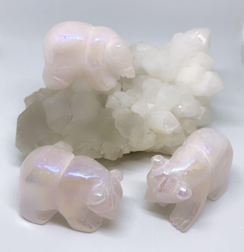 rose quartz bear