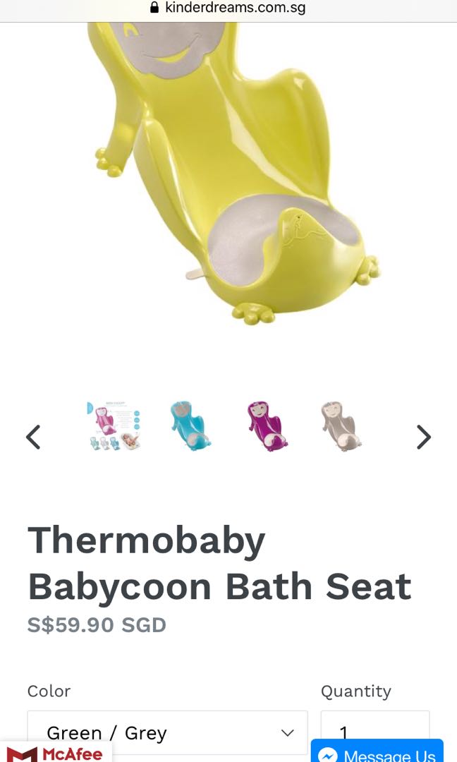 thermobaby bath seat