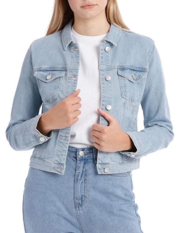 blue jeans jacket for ladies