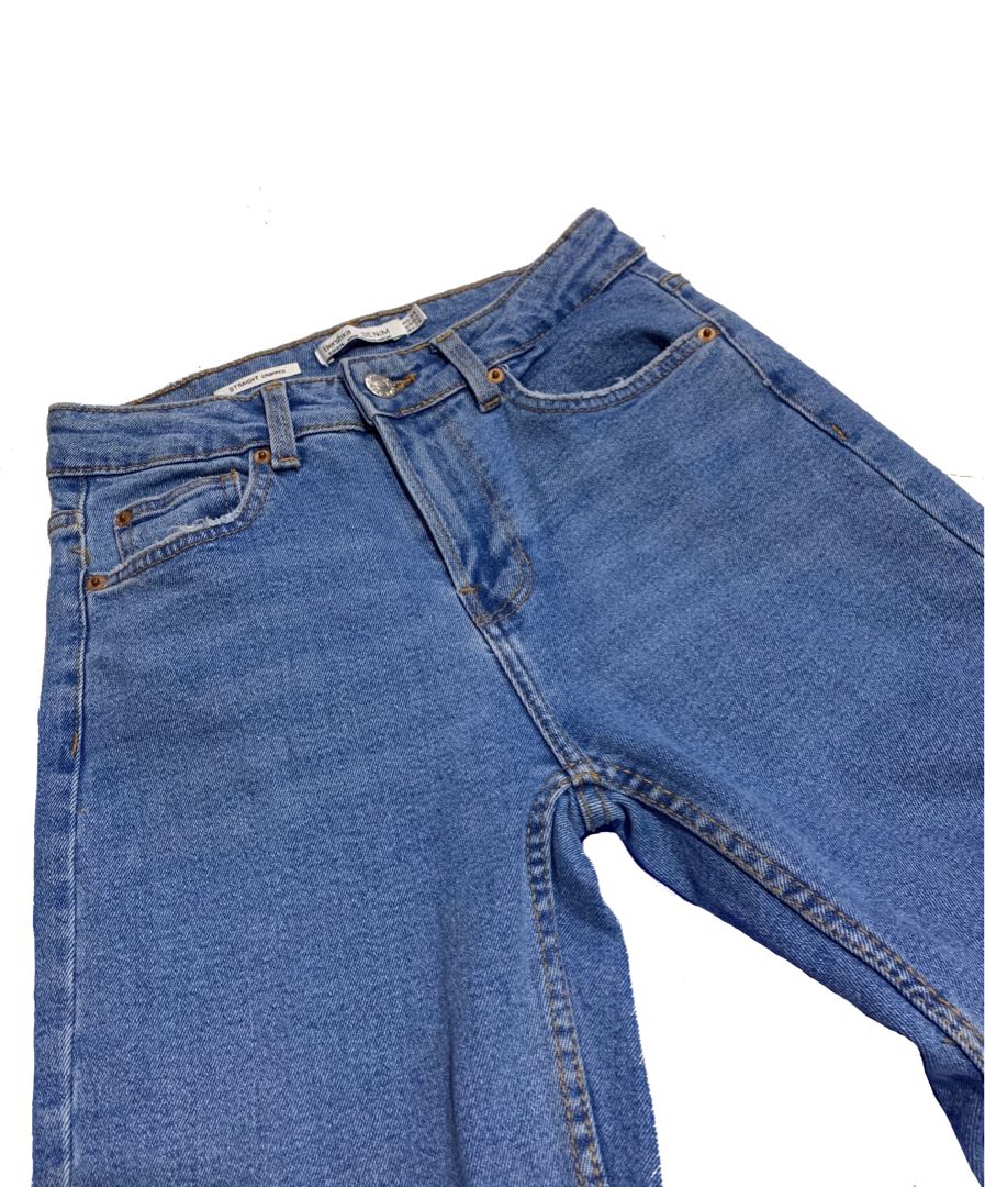 straight leg jeans bershka