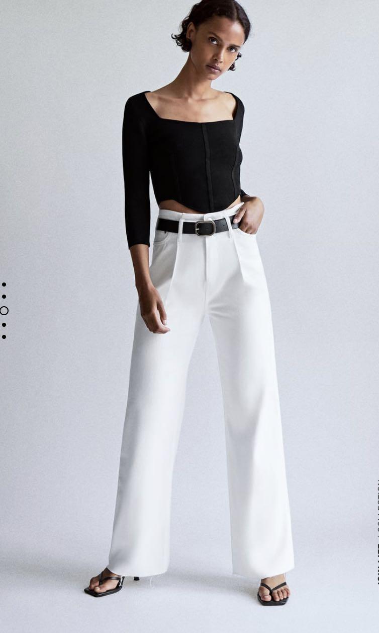 extra long wide leg pants