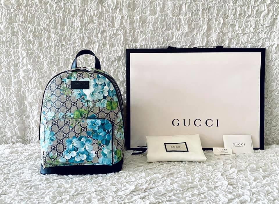 BRANDNEW GUCCI GG BLOOMS BACKPACK SMALL Luxury Bags Wallets on Carousell