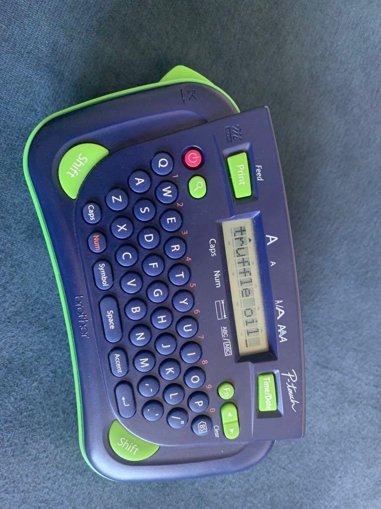 Brother Label Printer with one tape, Hobbies & Toys, Stationery & Craft