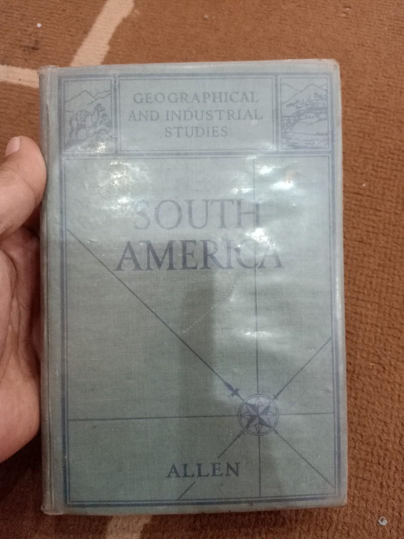 Buku Geografi Lama South America 1938 Books Stationery Books On Carousell