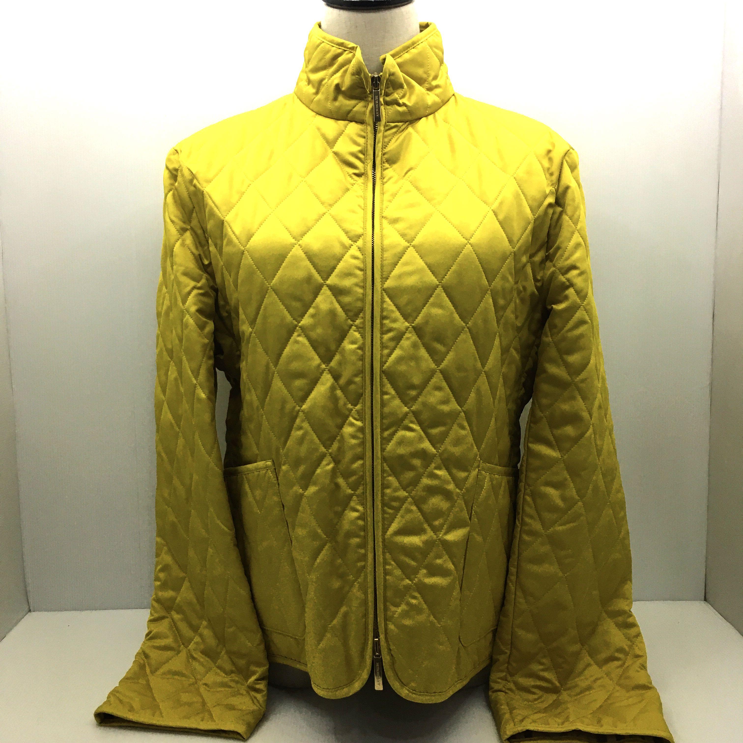 Burberry jacket womens yellow store