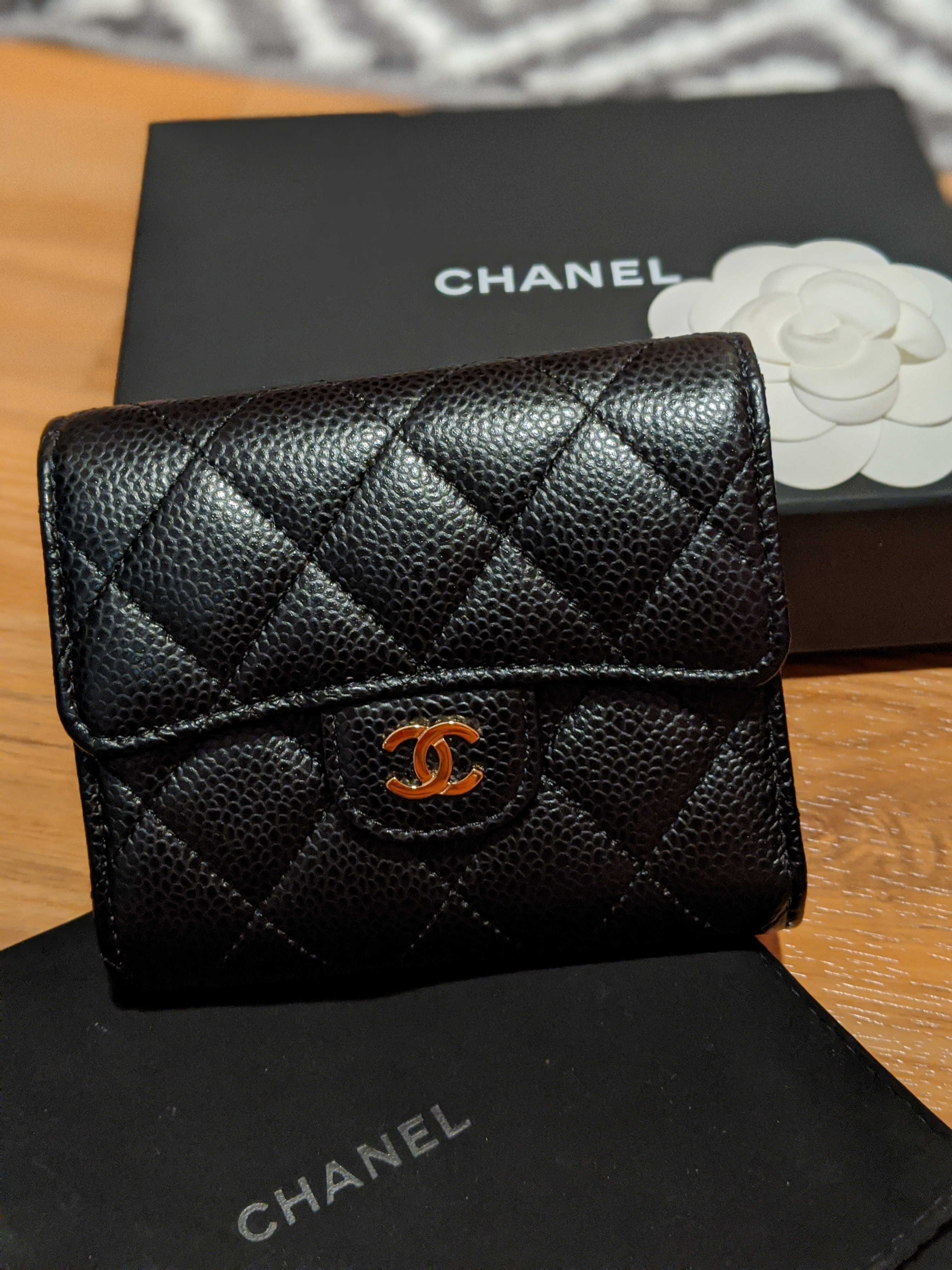 Chanel Classic Flap Wallet Caviar