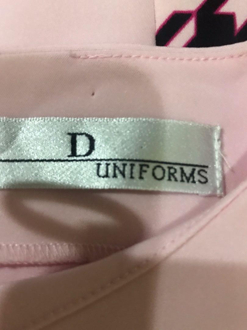CHRISTIAN DIOR D UNIFORM Blouse Stretch, Fesyen Wanita ...
