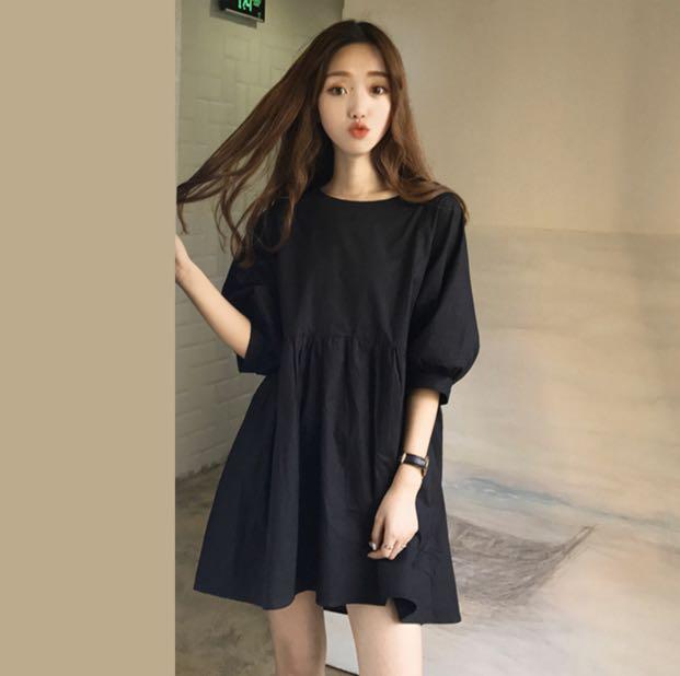 black babydoll dress
