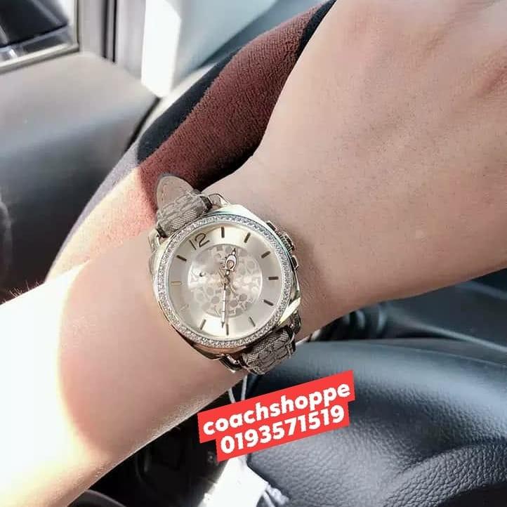 Coach boyfriend shop watch black