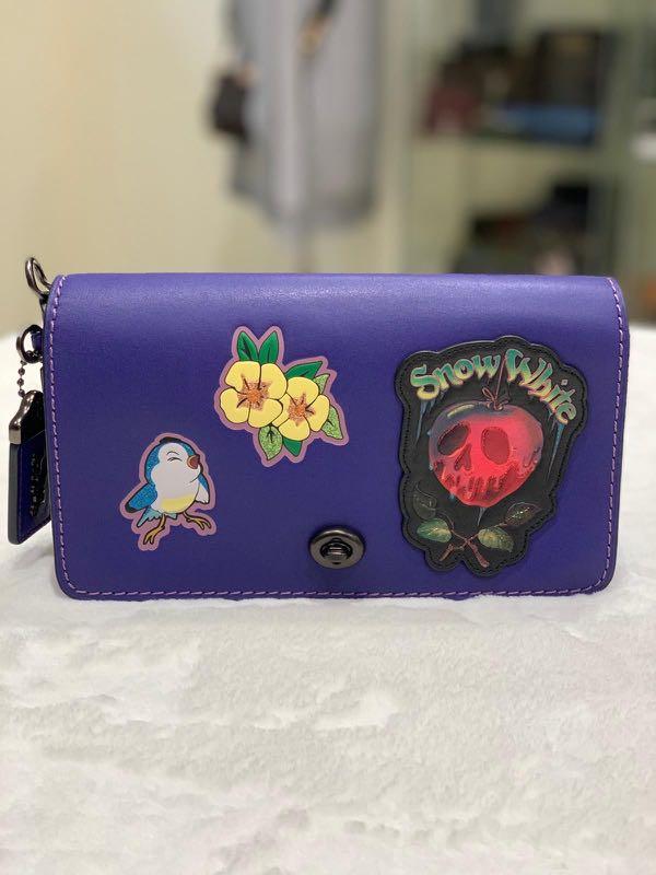 Coach Woc Flap Bp Purple Dkfrtl Dkk Xbd Luxury Bags Wallets