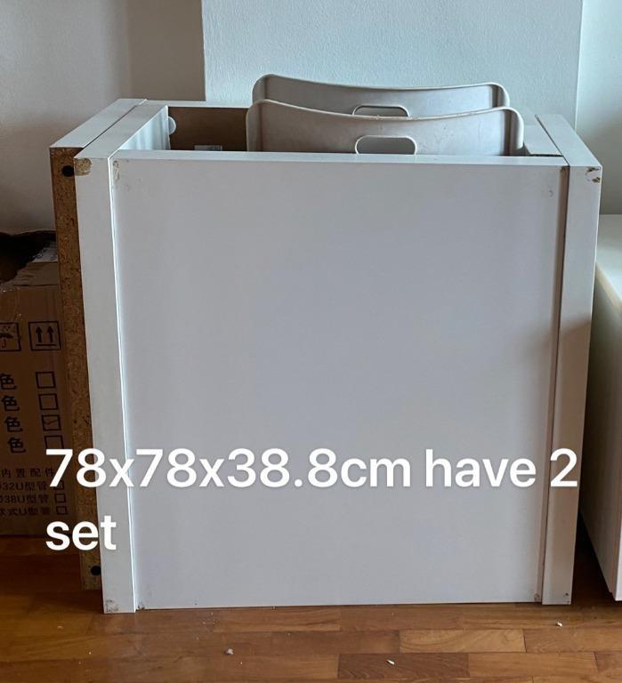 White Coffee Table Cabinet Shelves Furniture Shelves Drawers On Carousell