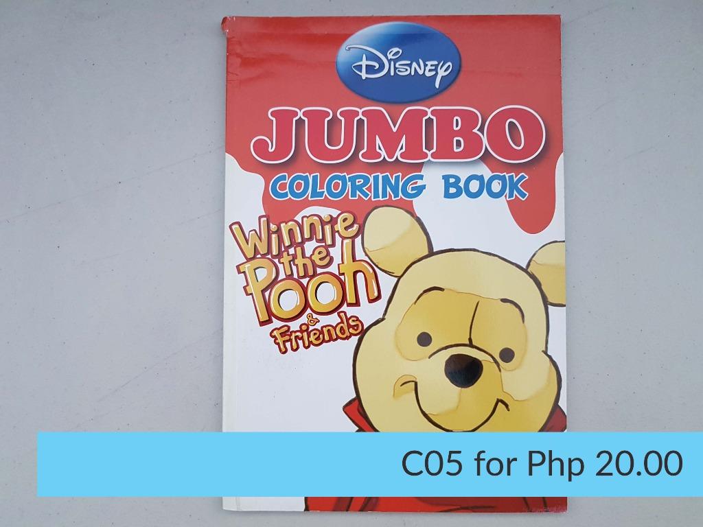 Coloring Book: Disney Jumbo Coloring Book Winnie the Pooh ...