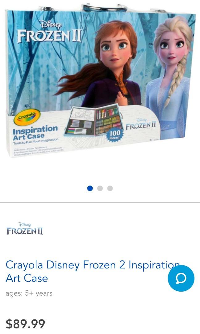 frozen 2 crayola art case