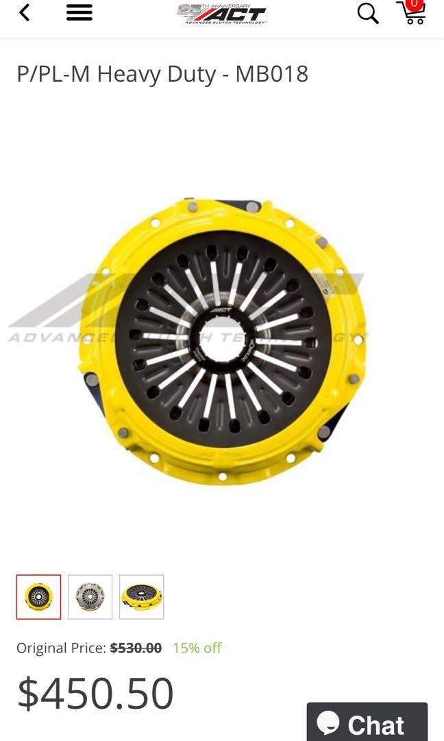EVO X ACT clutch with flywheel, Car Accessories, Accessories on Carousell