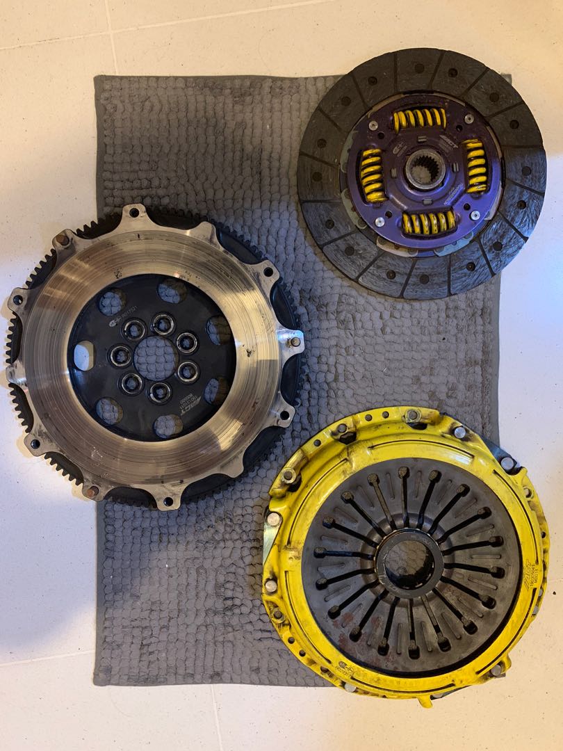 EVO X ACT clutch with flywheel, Car Accessories, Accessories on Carousell