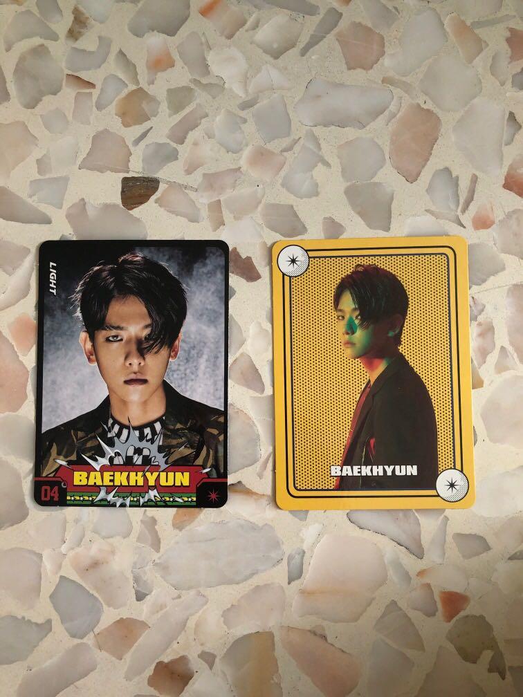 Exo Baekhyun Power Matching Game Cards Hobbies Toys Memorabilia Collectibles K Wave On Carousell