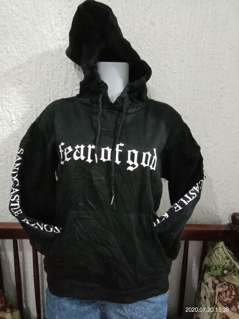 Fear of god hoodie jacket medium Women s Fashion Coats Jackets and Outerwear on Carousell
