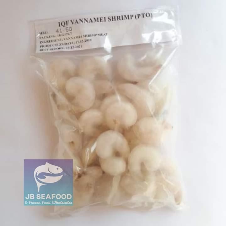 Frozen vannamei shrimp 41/50 PTO Seafood Wholesaler, Food & Drinks