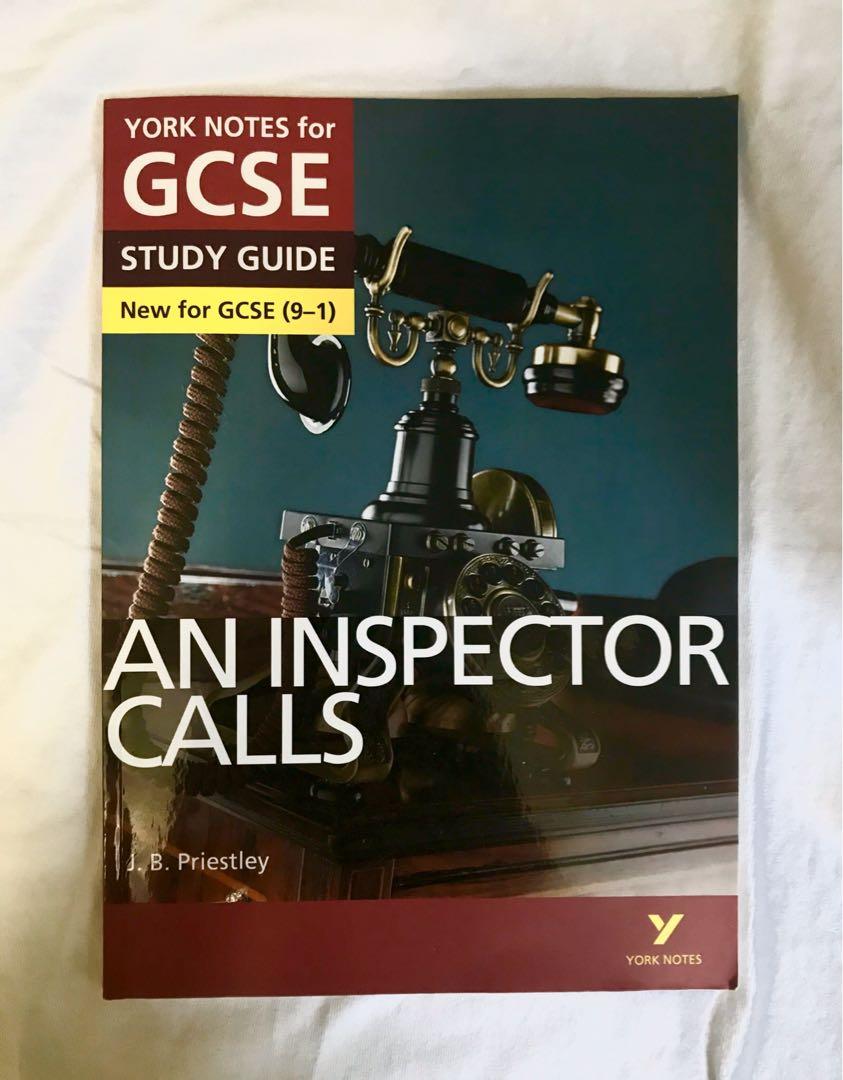GCSE/IGCSE English An Inspector Calls York Notes, 興趣及遊戲, 書本 & 文具, 教科書