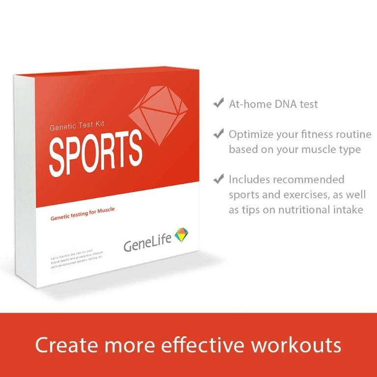 Genelife Sports Diy Dna Testing Kit Identify Your Genetic Muscle Type Results Sports Equipment Other Sports Equipment And Supplies On Carousell