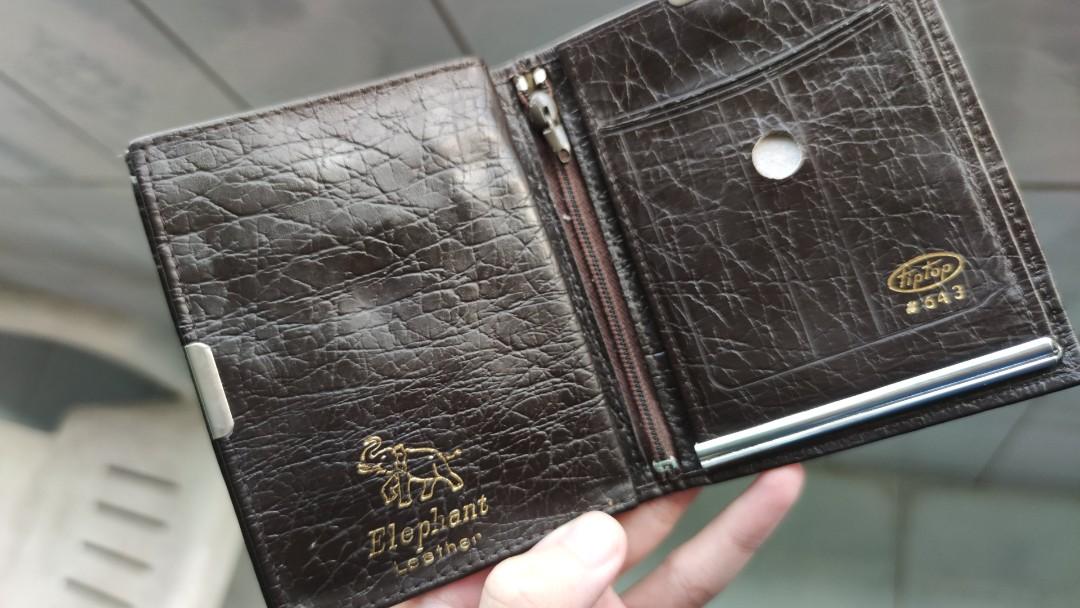 Genuine Elephant Leather Wallet, Men's Fashion, Watches & Accessories ...