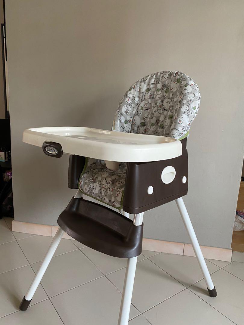Graco high on sale chair booster seat
