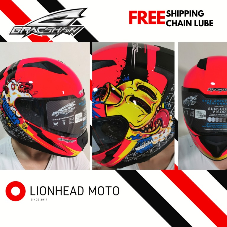 Gracshaw helmet full face 2025