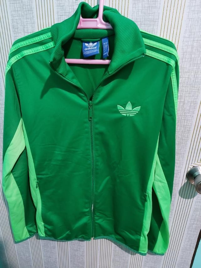 Green adidas windbreaker clearance