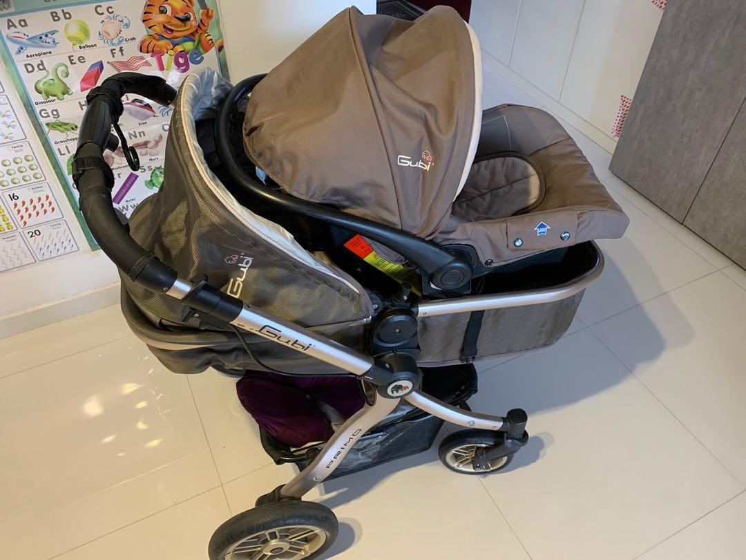 Gubi Primo Stroller W Car Seat Convertible Babies Kids Strollers Bags Carriers On Carousell
