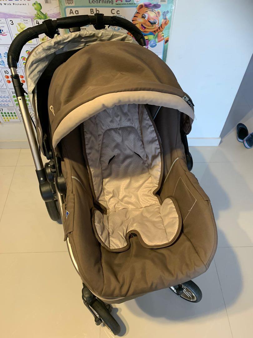 Gubi Primo Stroller W Car Seat Convertible Babies Kids Strollers Bags Carriers On Carousell