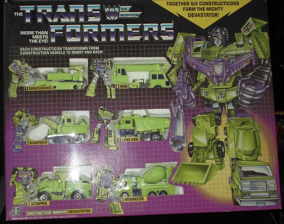 transformers vintage g1 devastator
